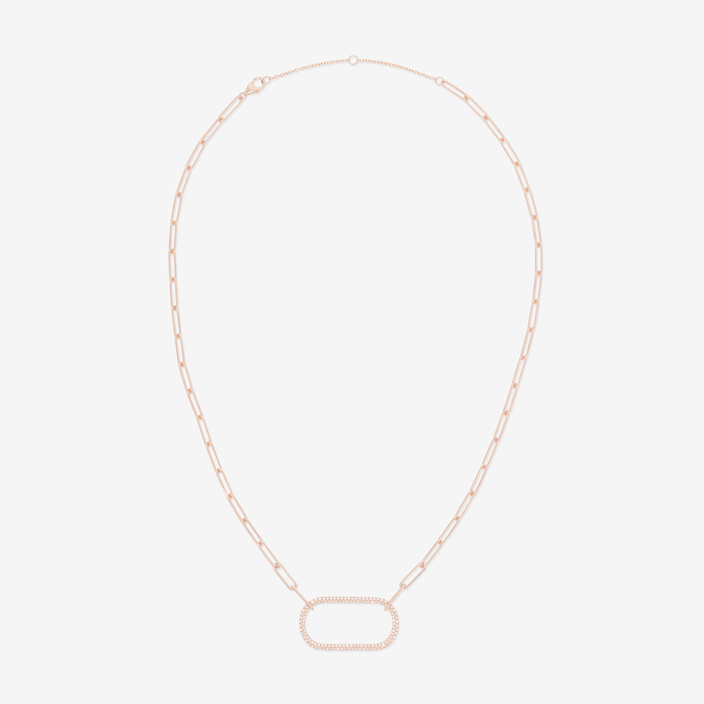 Pave Ring Necklace