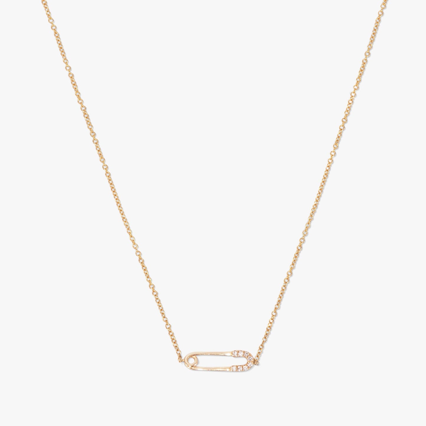 Safety Pin Necklace