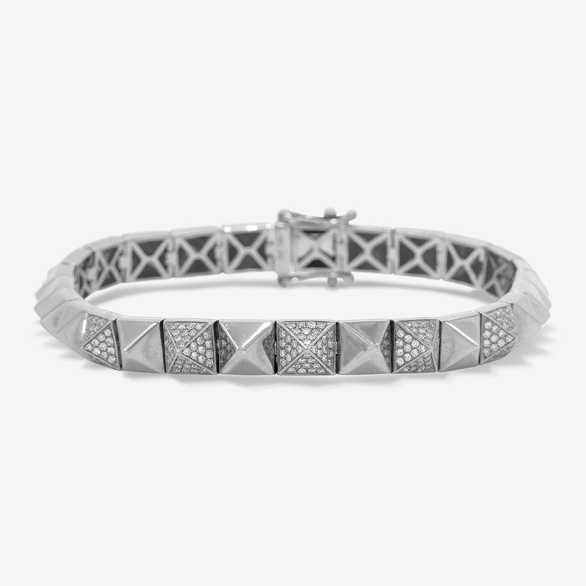 Studded Bracelet with Diamonds