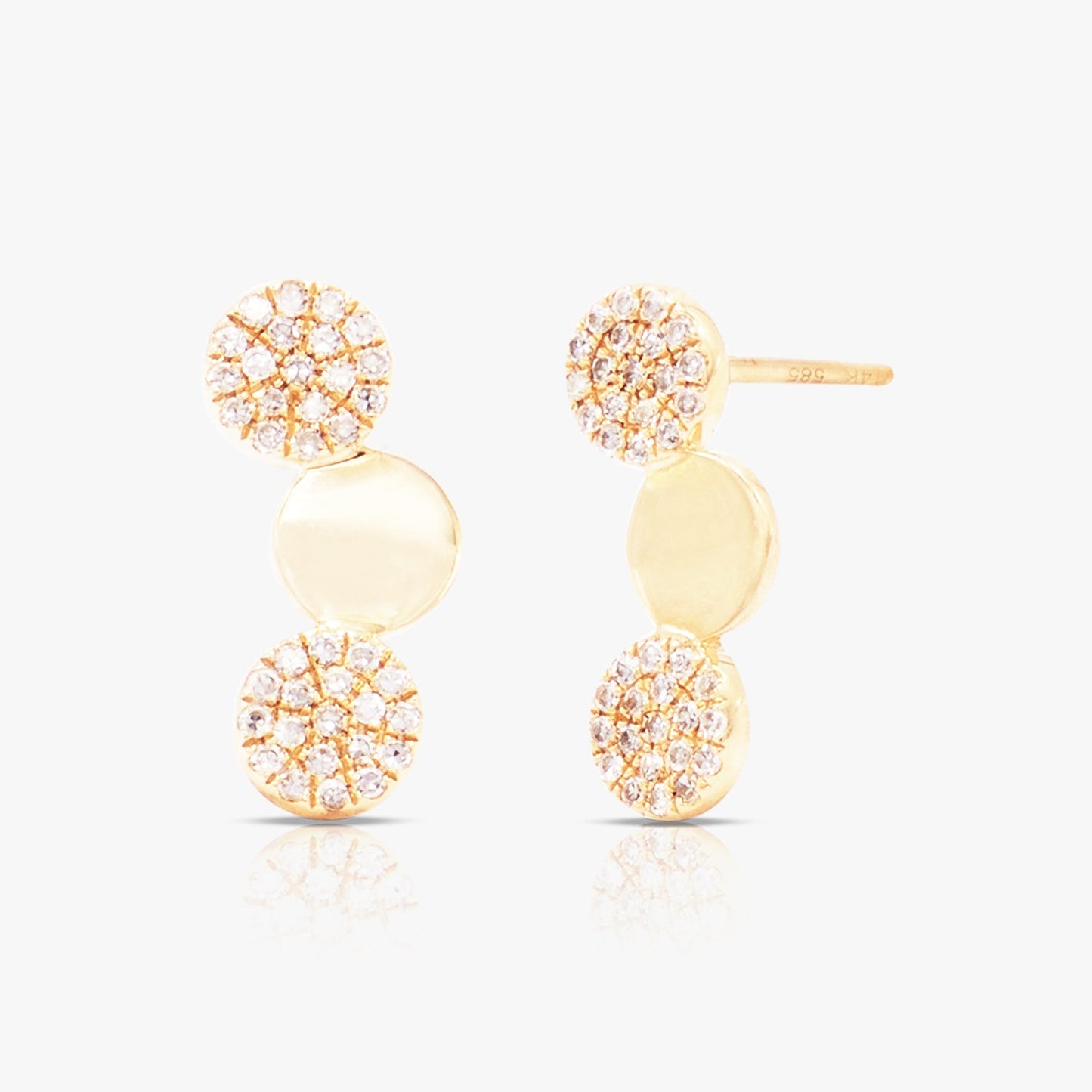 Three dots earring