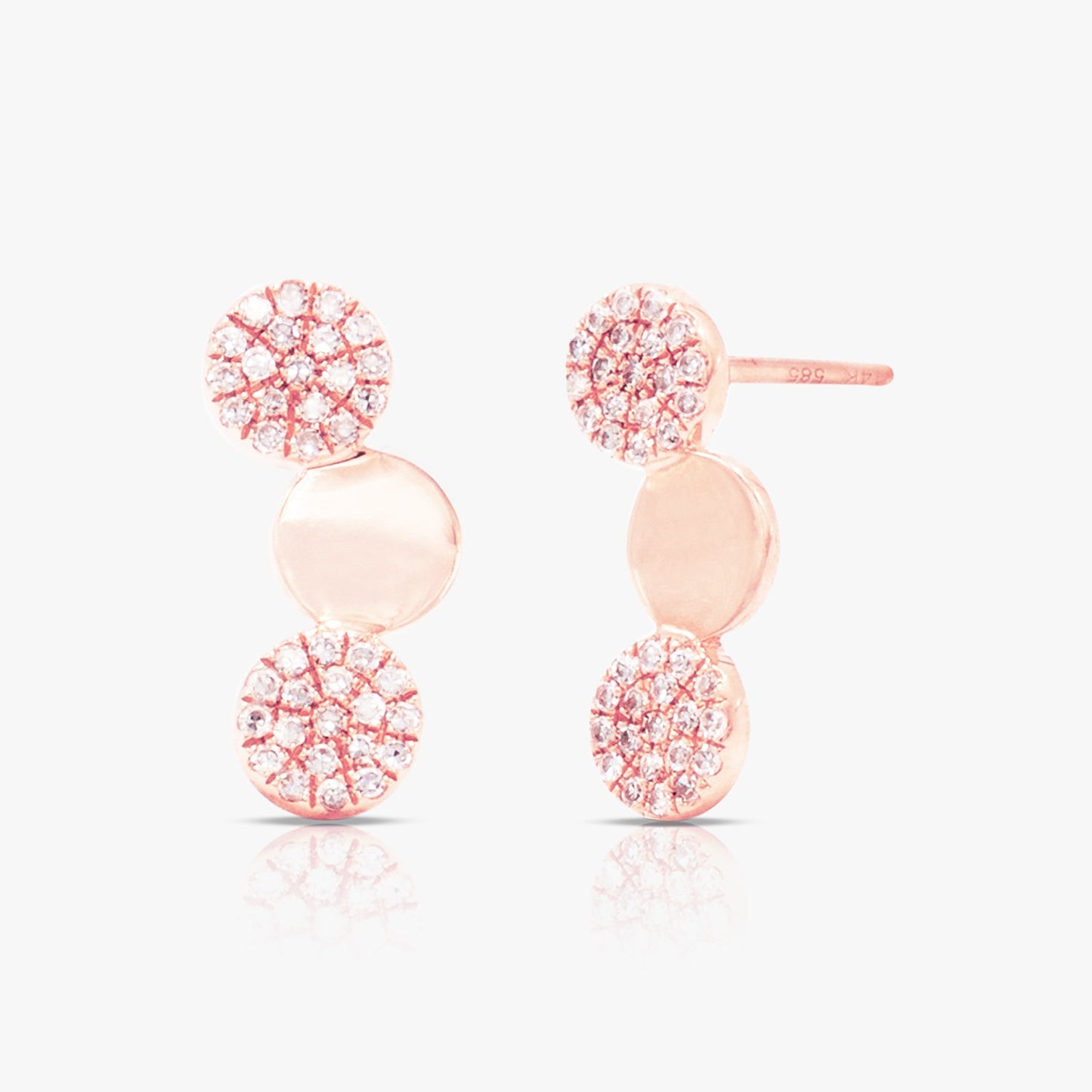 Three dots earring